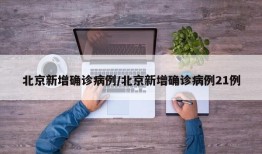 北京新增确诊病例/北京新增确诊病例21例