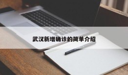 武汉新增确诊的简单介绍