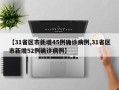【31省区市新增45例确诊病例,31省区市新增52例确诊病例】