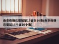 南京疫情已蔓延至15省份26市(南京疫情已蔓延15个省26个市)