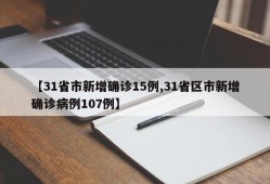 【31省市新增确诊15例,31省区市新增确诊病例107例】