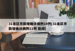 31省区市新增确诊病例10例(31省区市新增确诊病例11例 新闻)