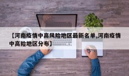 【河南疫情中高风险地区最新名单,河南疫情中高险地区分布】