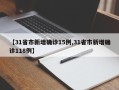 【31省市新增确诊15例,31省市新增确诊118例】