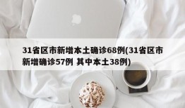 31省区市新增本土确诊68例(31省区市新增确诊57例 其中本土38例)