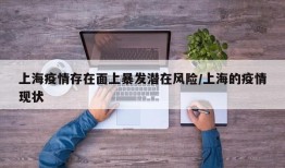 上海疫情存在面上暴发潜在风险/上海的疫情现状