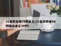 31省昨日增79例本土(31省份昨增54例确诊本土30例)